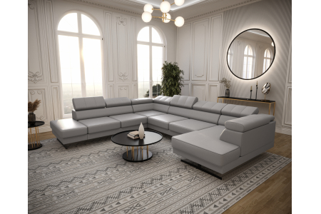 Obrázok pre Kožená rohová sedačka ELENA MAX II