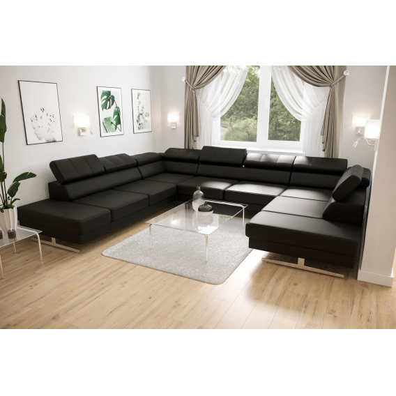 Obrázok pre Kožená rohová sedačka ELENA MAX I