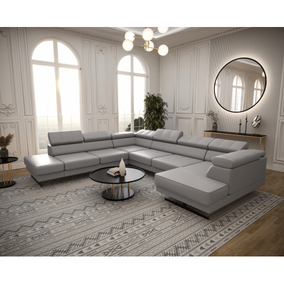 Obrázok pre Kožená rohová sedačka ELENA MAX II
